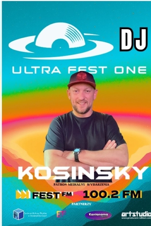 Identyfikator DJ-a KOSINSKY z pierwszej edycji Ultra Fest One