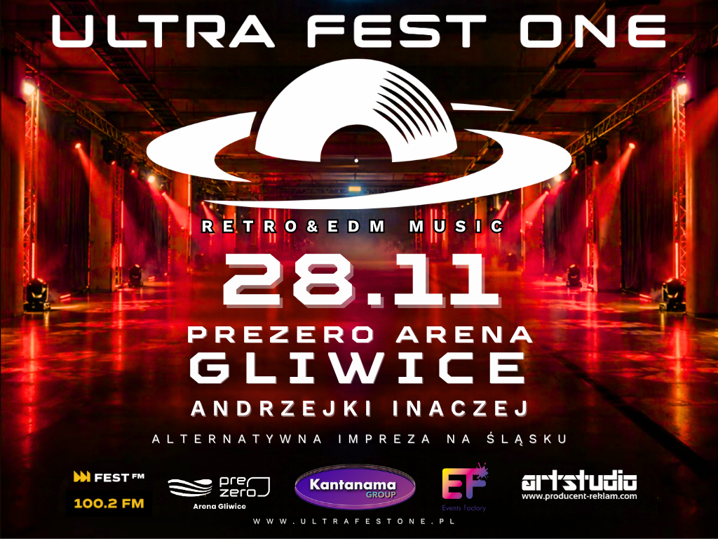 Plakat Ultra Fest One — 28 listopada, Gliwice